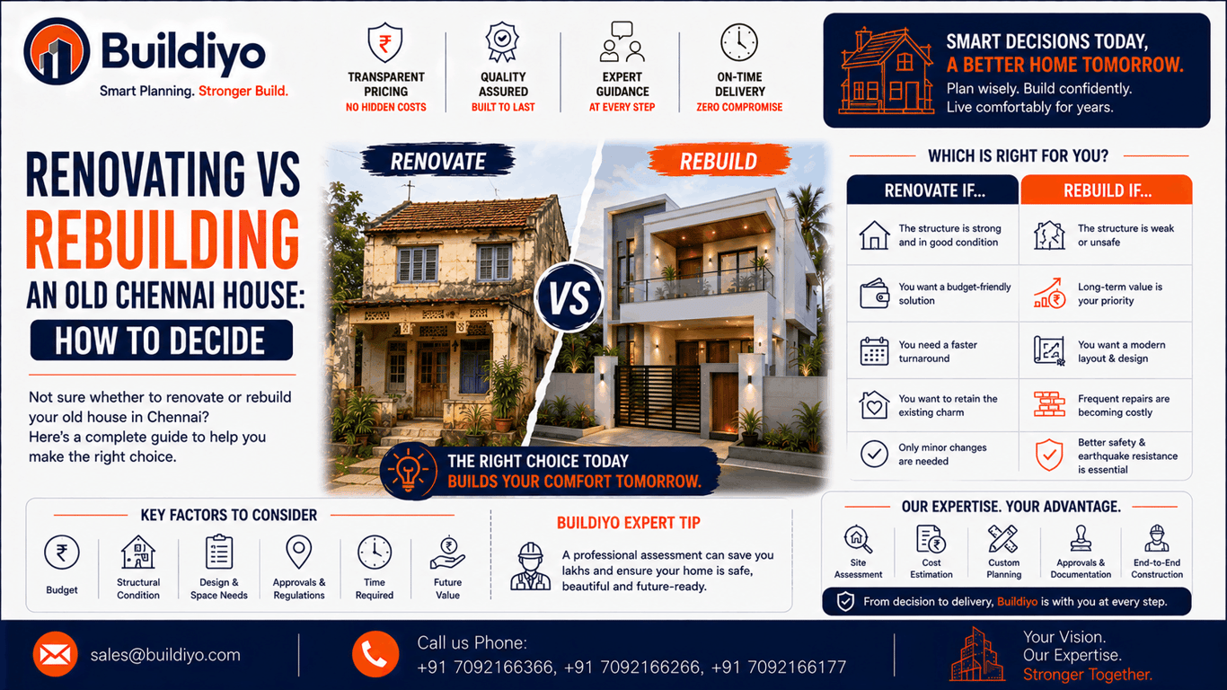 Renovating vs Rebuilding an Old Chennai House: How to Decide