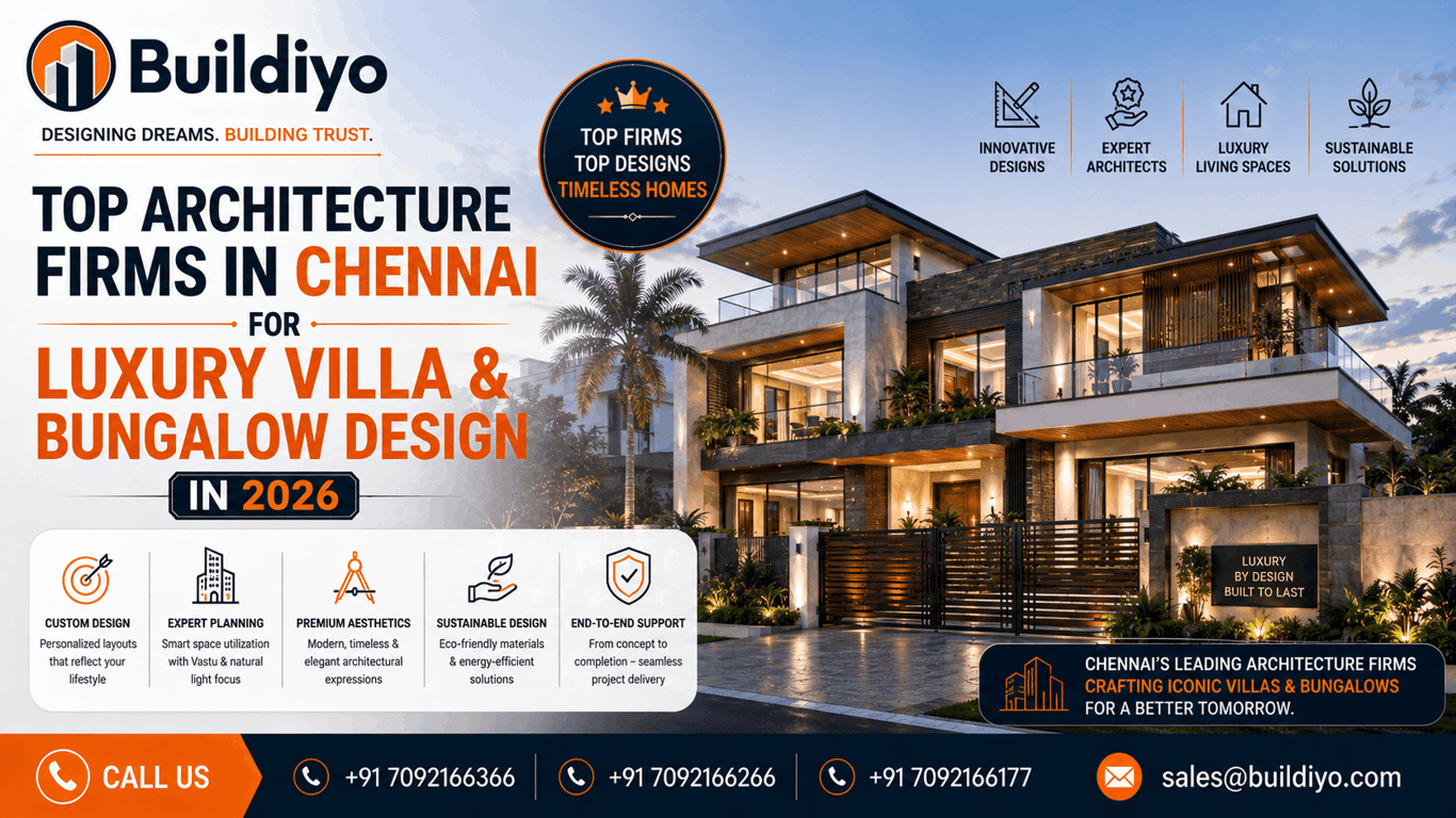 Top Architecture Firms in Chennai for Luxury Villa & Bungalow Design (2026)