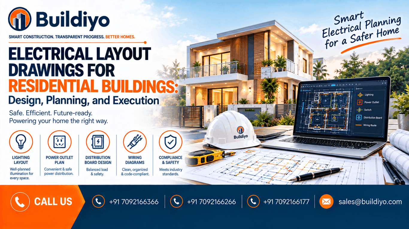 Electrical Layout Drawings for Residential Buildings: Design, Planning, and Execution