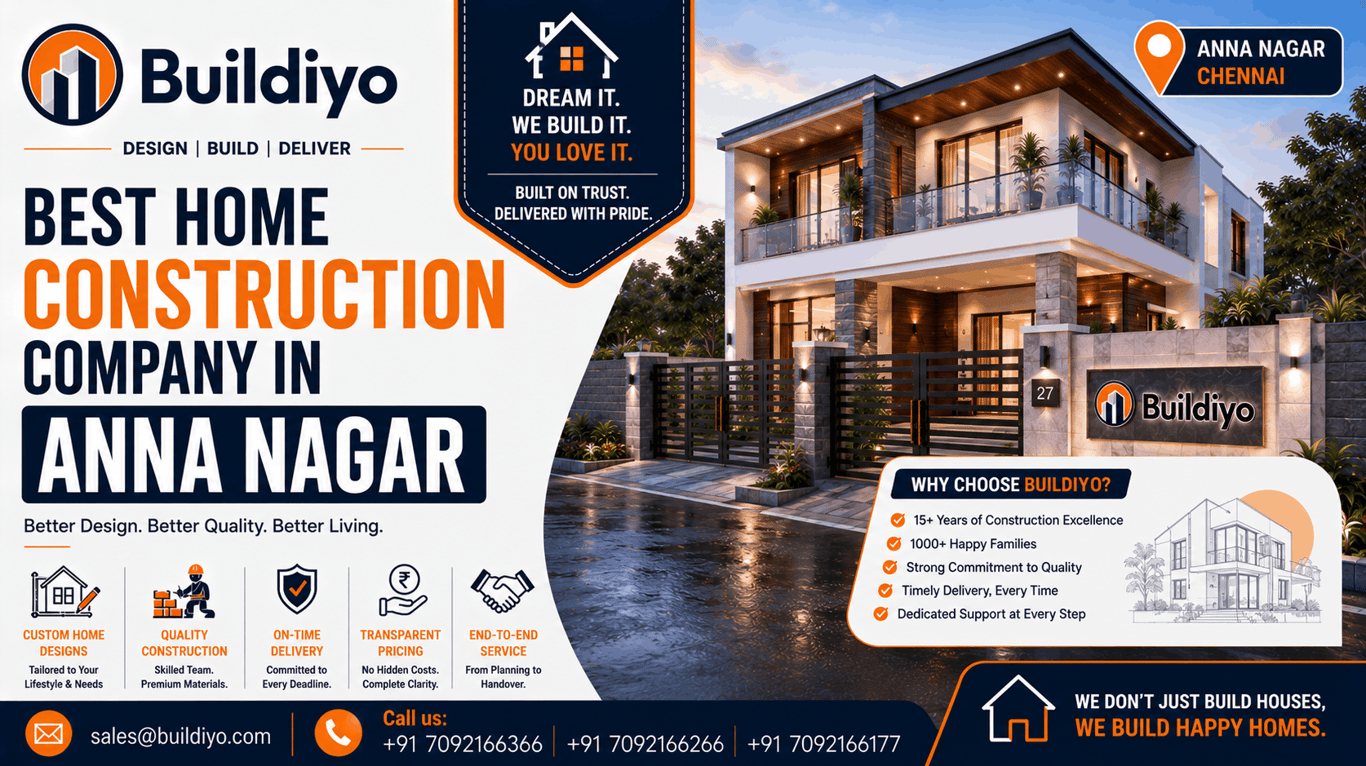 Best Home Construction Company in Anna Nagar