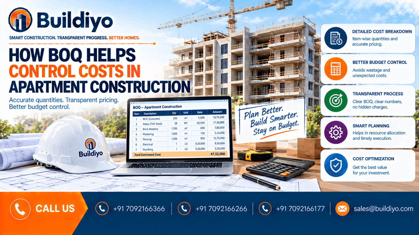 How BOQ Helps Control Costs in Apartment Construction