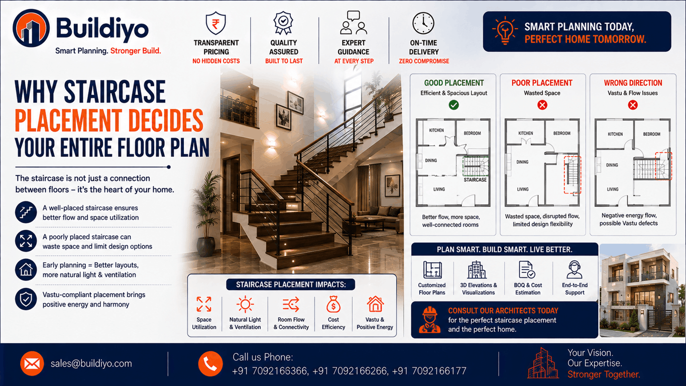 Why Staircase Placement Decides Your Entire Floor Plan