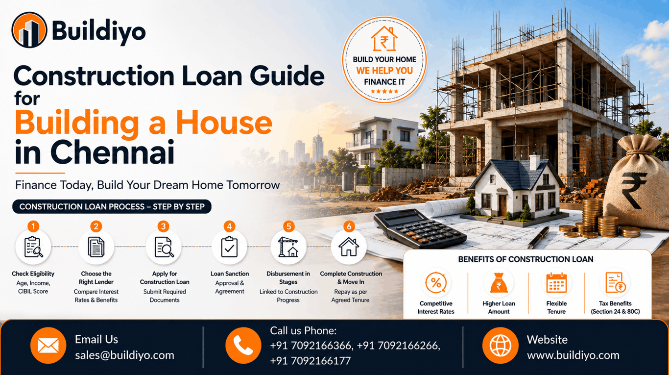 Construction Loan Guide for Building a House in Chennai