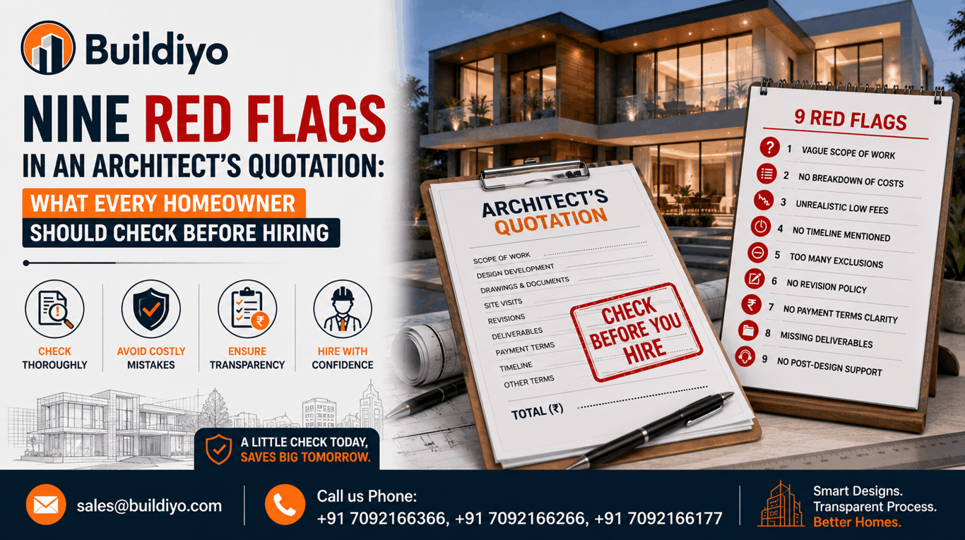 Nine Red Flags in an Architect’s Quotation: What Every Homeowner Should Check Before Hiring