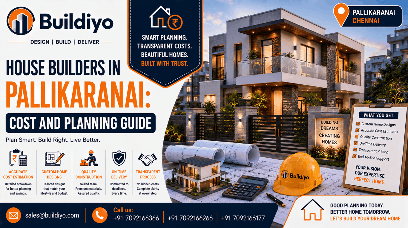 House Builders in Pallikaranai: Cost and Planning Guide