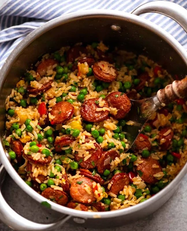 Smoked Sausage and Rice