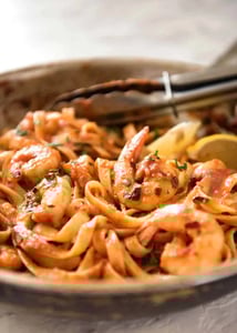 Spicy Chilli Prawn Pasta