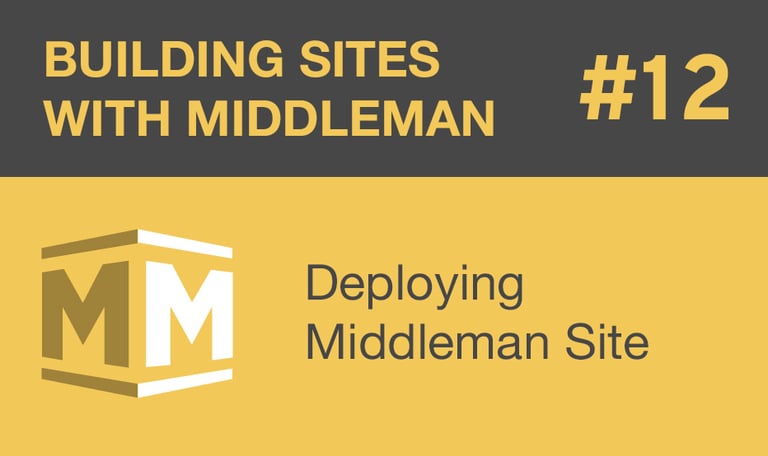 Deploying Middleman Site