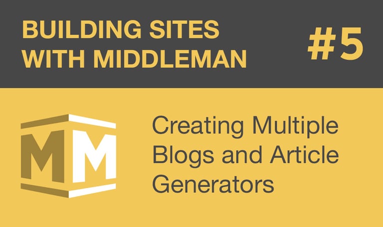 Creating Multiple Blogs and Article Generators