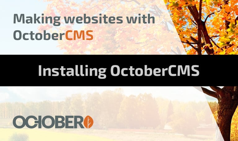 Installing October CMS