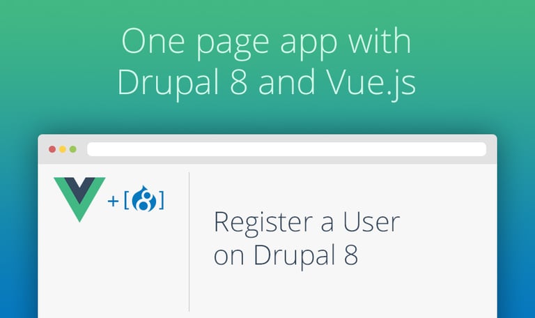 Register a User on Drupal 8