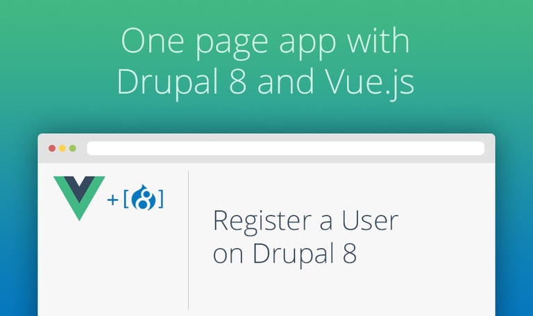 Register a User on Drupal 8