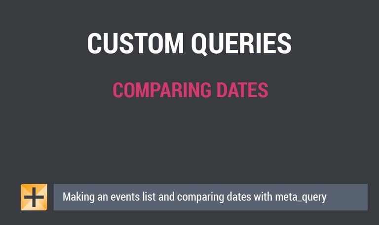 Comparing Dates and Making Events List