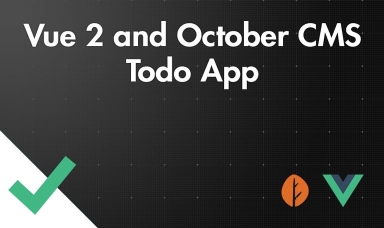 Vue 2 and October CMS Todo App