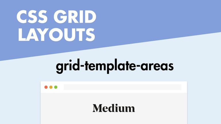 CSS Grid Layouts - grid-template-areas (Medium.com Example)