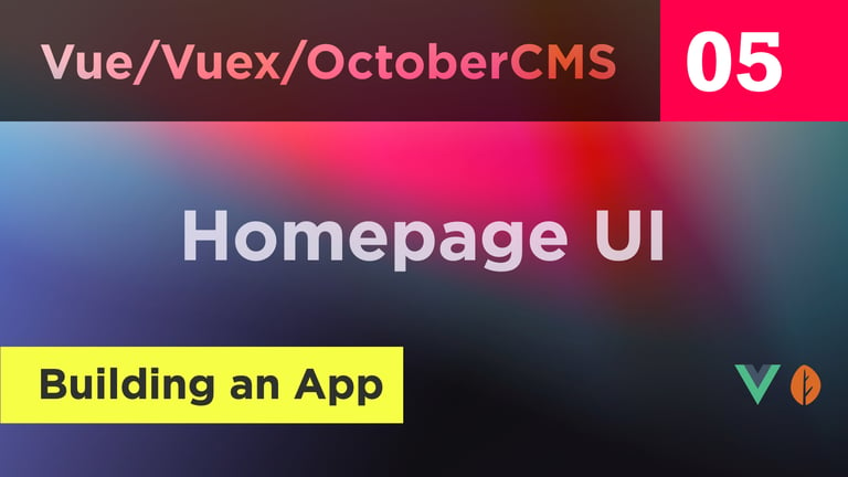 Homepage UI