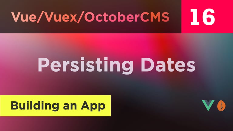 Persisting dates