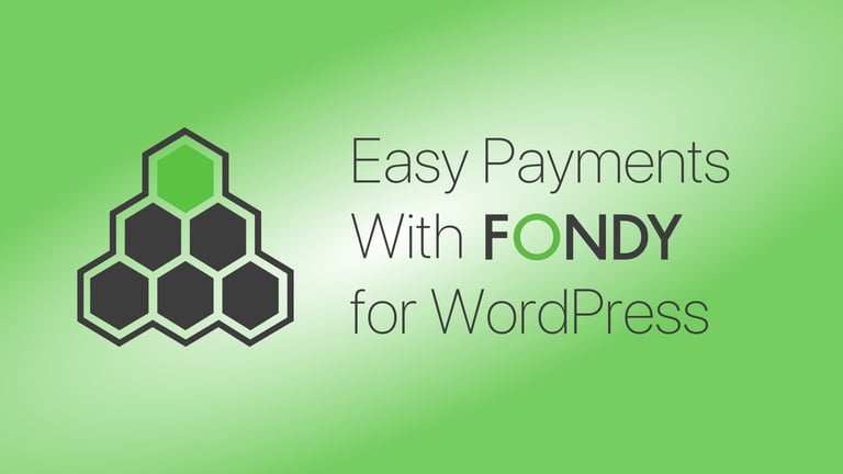 Easy Payments With Fondy Payment Gateway For WordPress and WooCommerce
