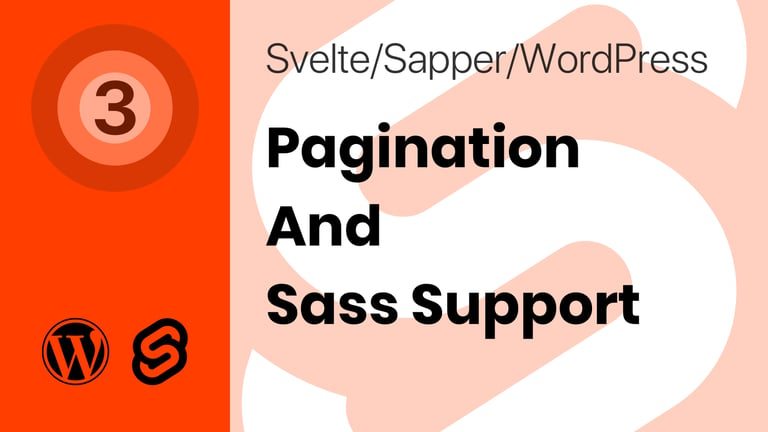 Pagination And Sass Support