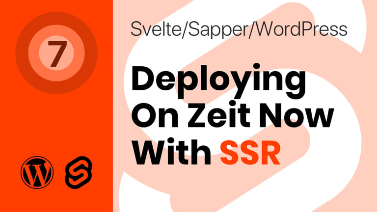 Deploying On Zeit Now With SSR