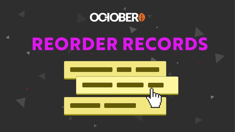 October CMS - Reorder Records