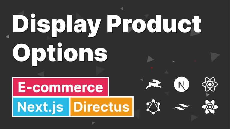 Display Product Options