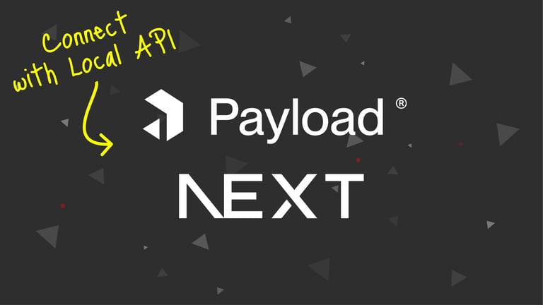PayloadCMS and Next.js With Local API