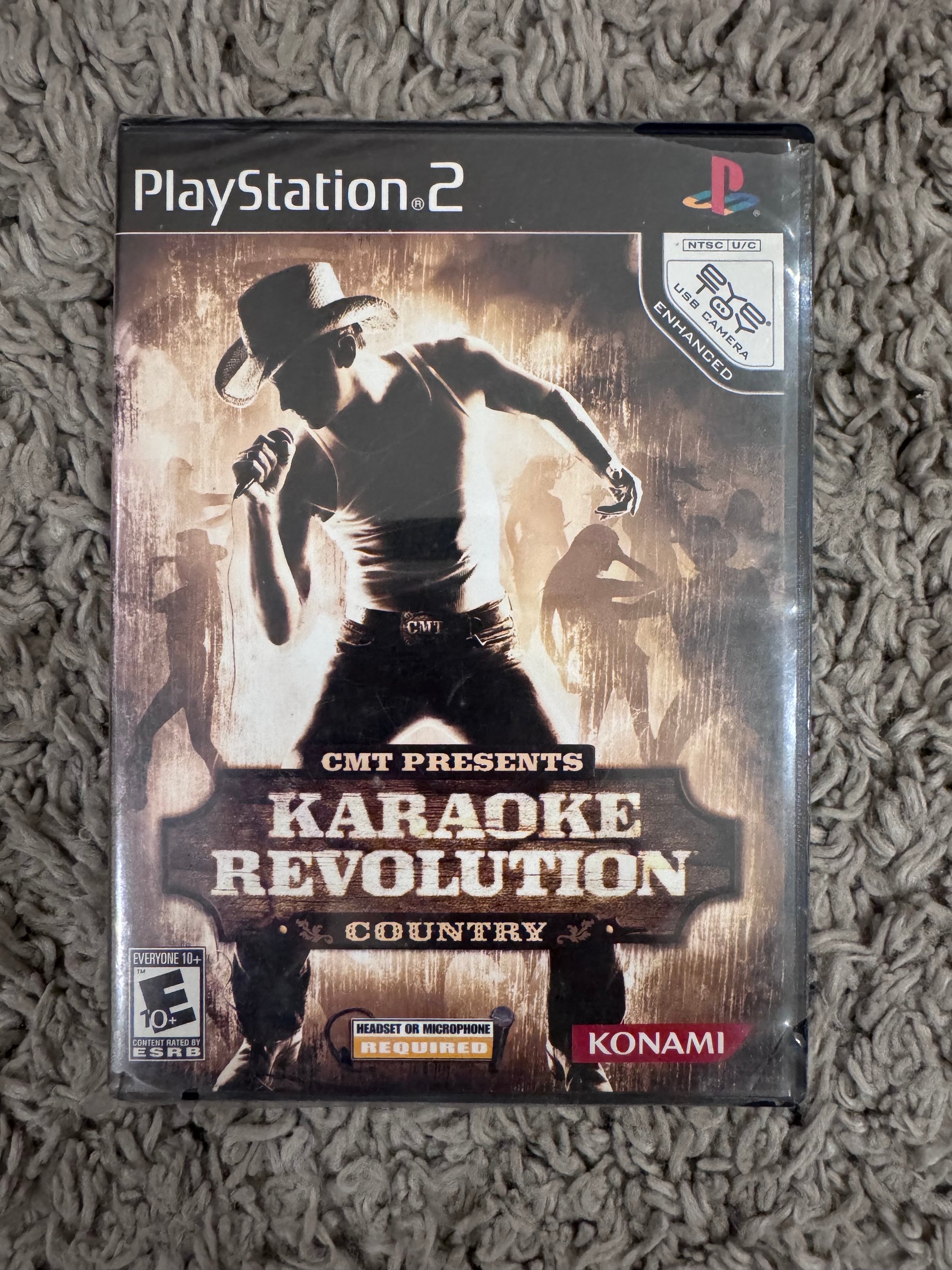 Karaoke Revolution Country PS2 sealed from retrobh