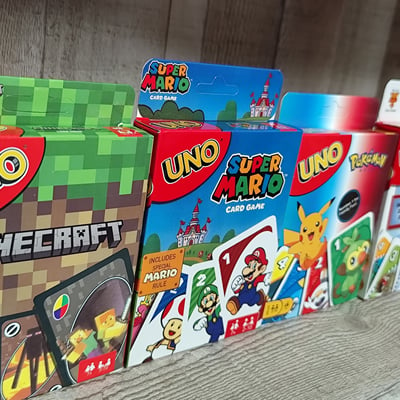 Siin - سين UNO Card Game Mario Pokemon ToyStory Minecraft