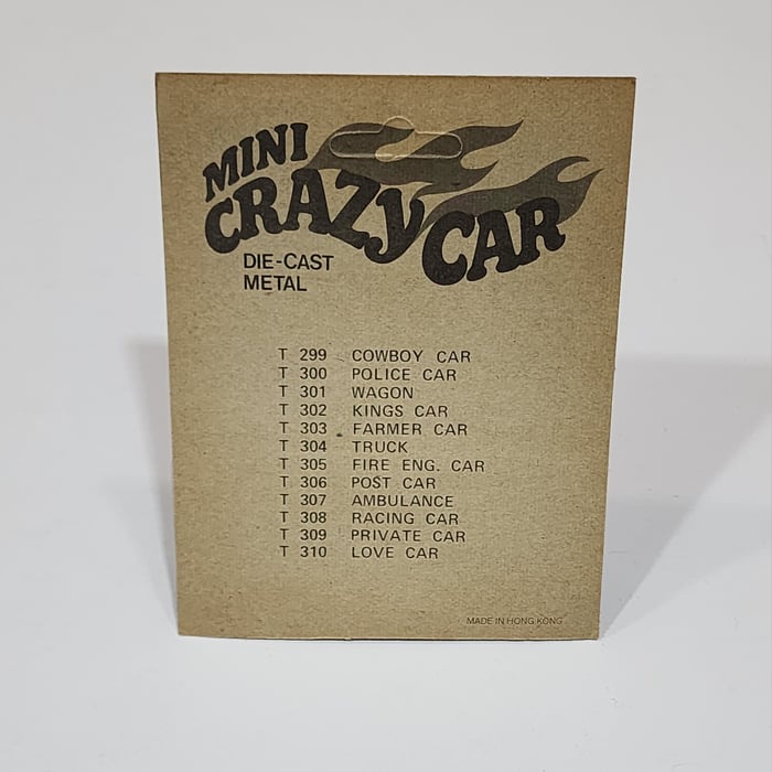 Siin - سين Mini crazy car zowees die-cast hong kong 1972