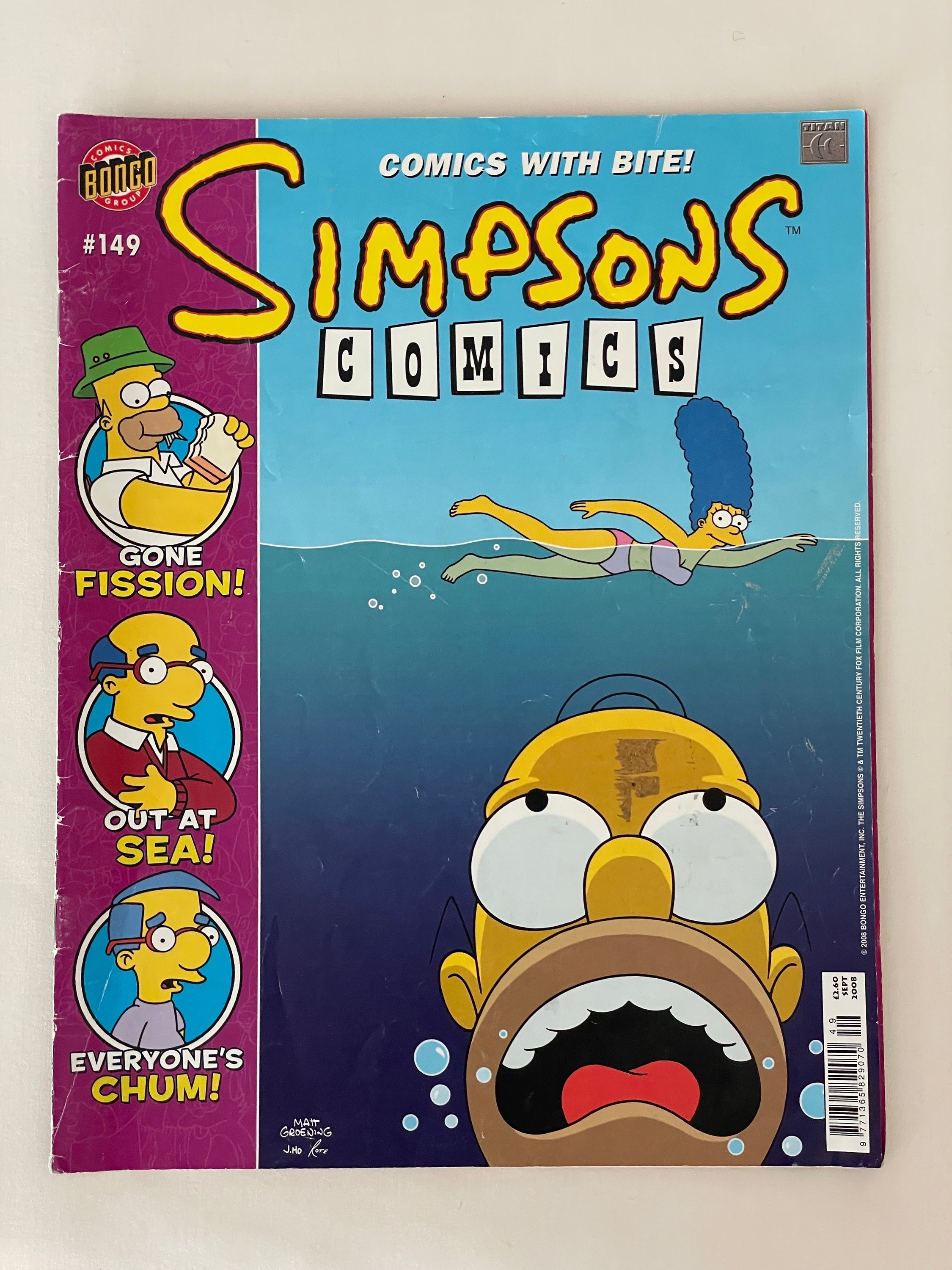 Siin - سين The Simpsons Comics #149 