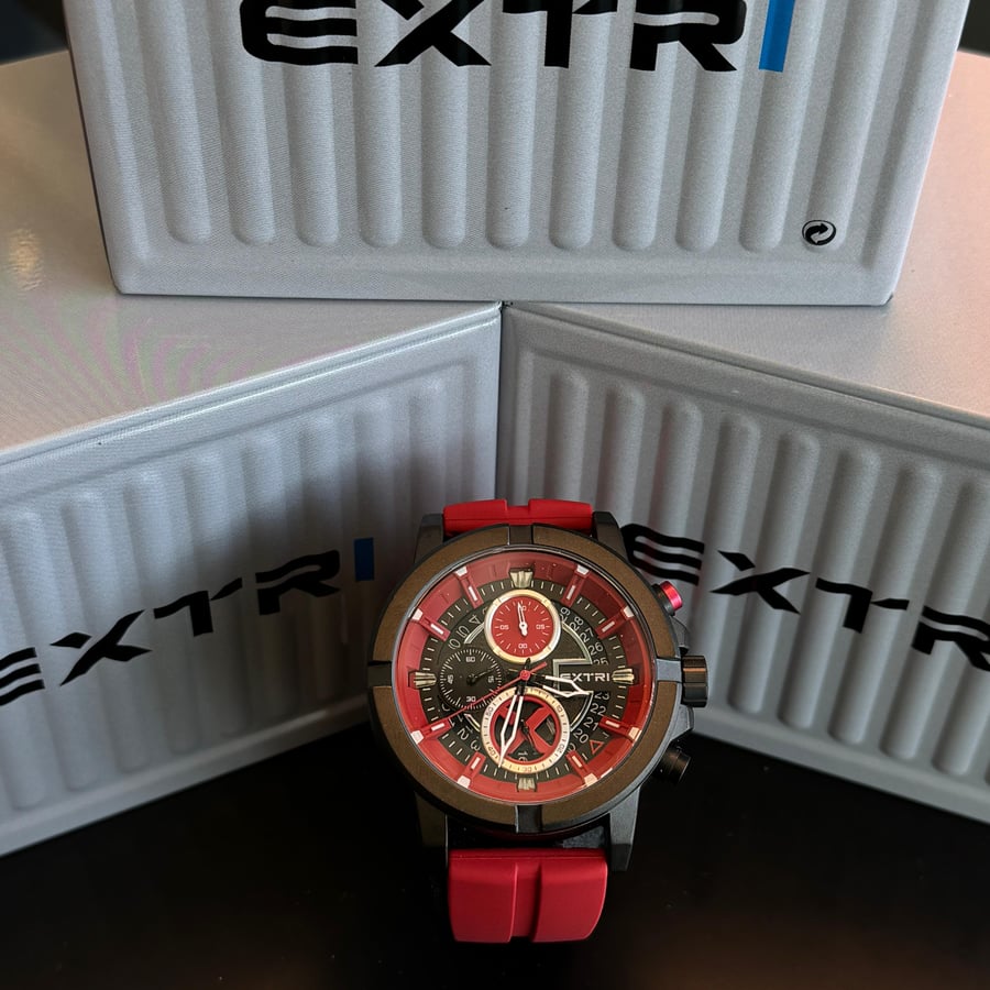 Siin - سين EXTRI Watch - Red and Black