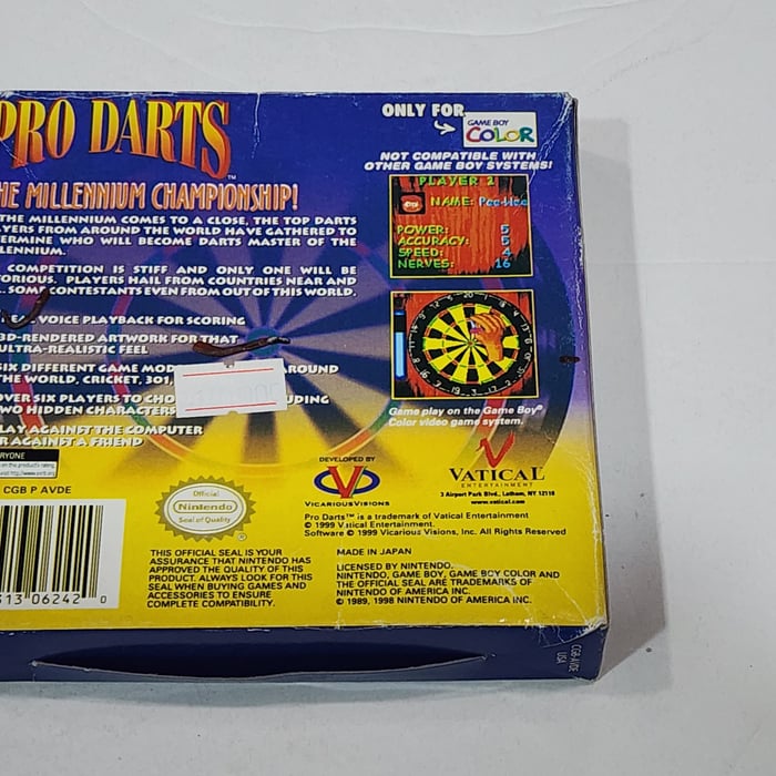 Siin - سين Pro darts nintendo gameboy color game