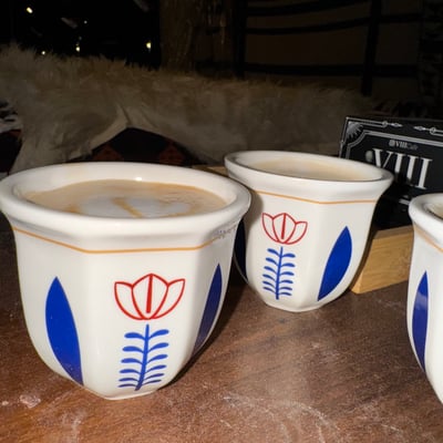 Siin - سين Tulip Ceramic Mugs 3 pieces 180 ML.