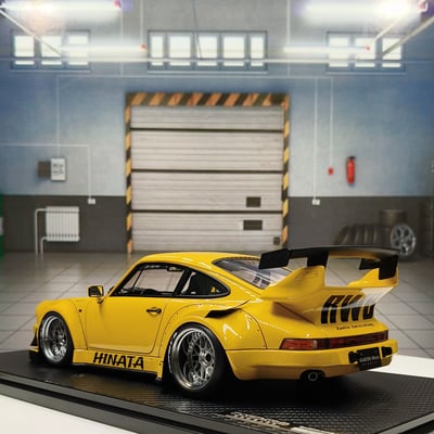 Siin - سين Ignition model Porsche RWB Yellow 