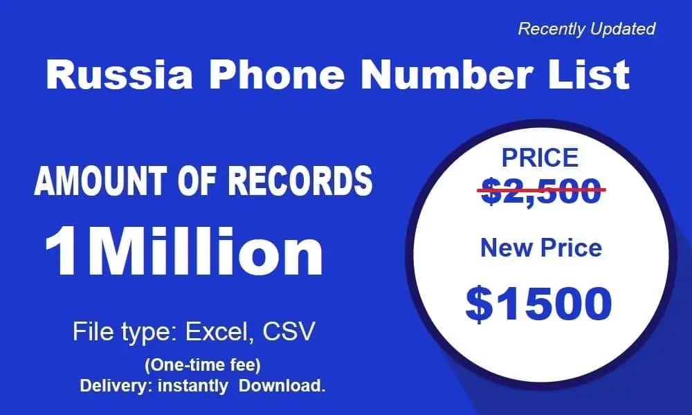 Listahan ng mobile number ng Russia