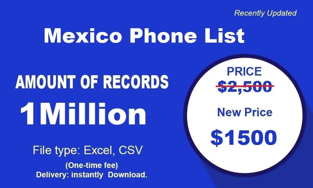 Liste des numéros de téléphone au Mexique