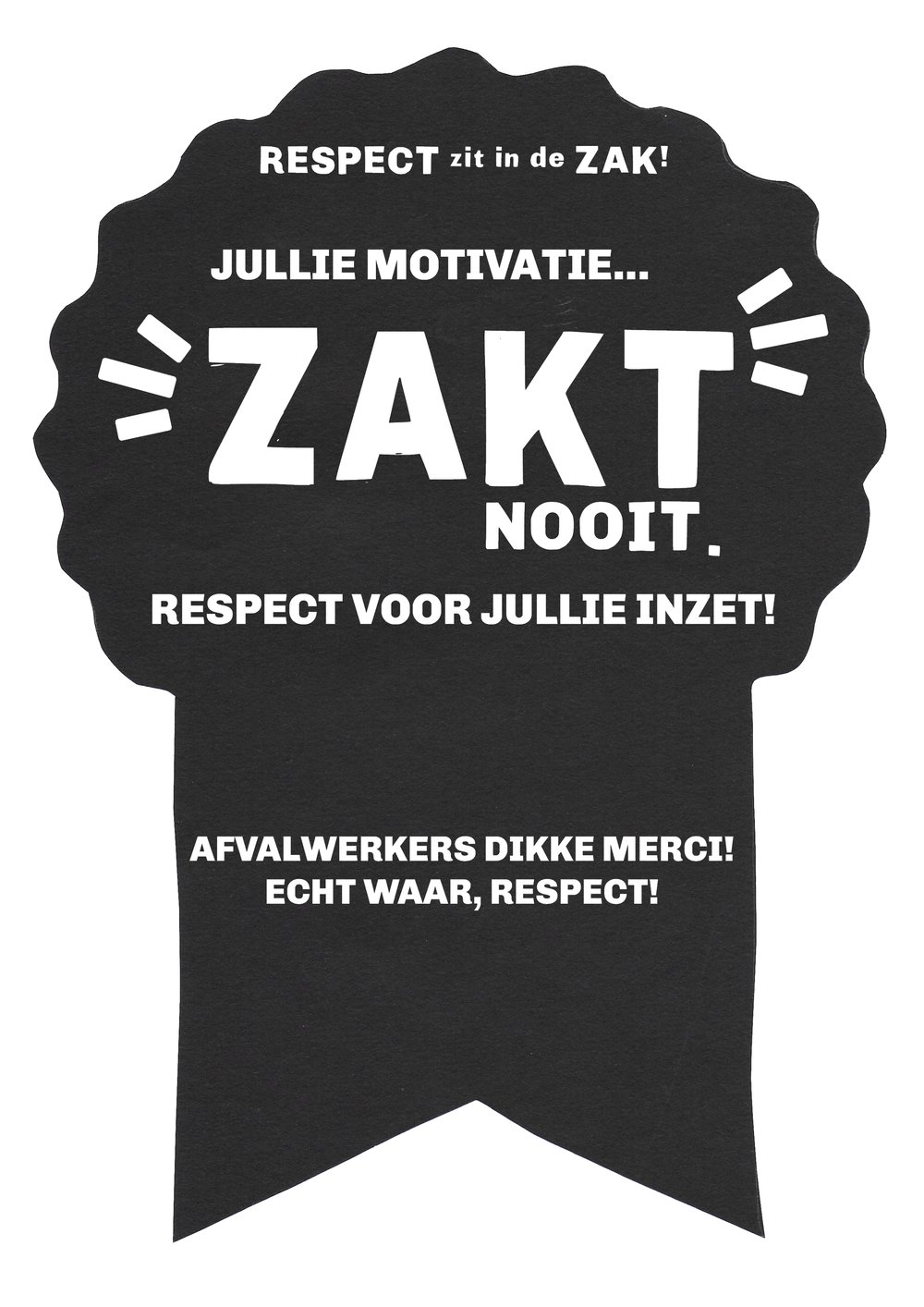 RESPECT zit in de ZAK!