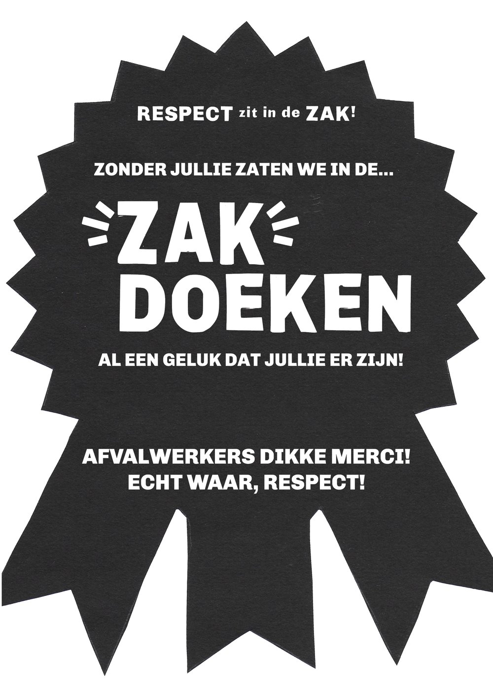 RESPECT zit in de ZAK!