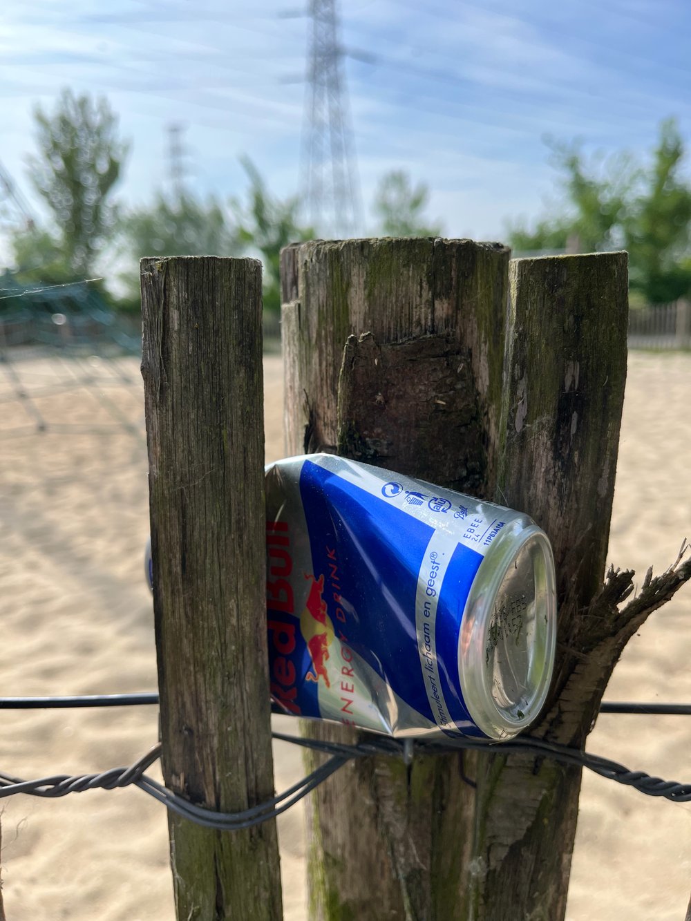 Zwerfafval een schaduw van consumptie