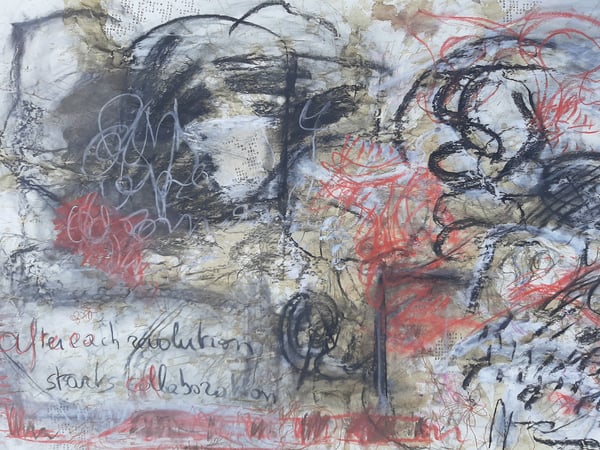 Hoe teken je iets dat er niet is door te kijken naar alles dat er is?