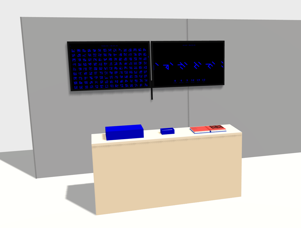 Scenography for the jury and exhibition.