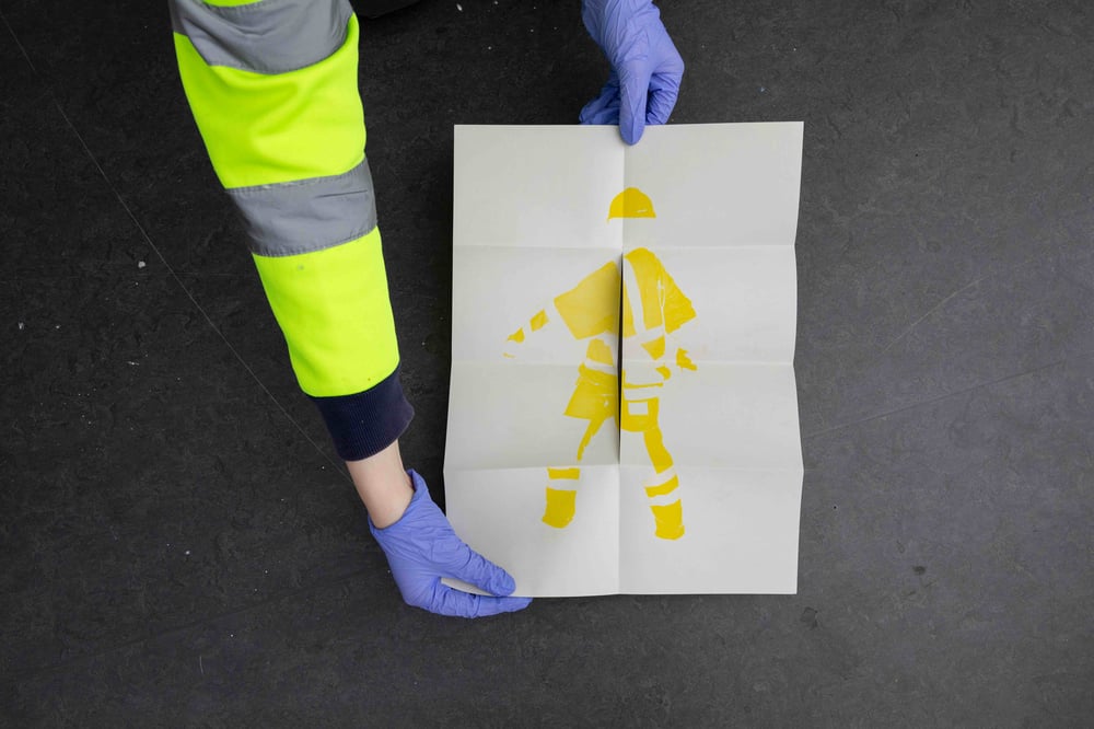 Image for The High Vis Workie Zine Series, Zine #2 Gender Bending Traffic Bender (Pansexual projections and other bumps in the road: Do I want to impregnate or be pregnant?), Jivan van der Ende, 2025. Printed at Colorama, Berlin. Foto: Galya Feierman 