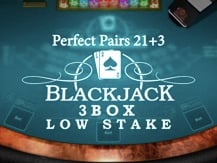 Perfect Pairs 21+3 Blackjack (3 Box) Low Stakes