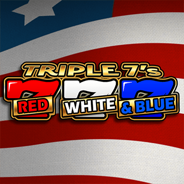 Triple 7 Red, White and Blue