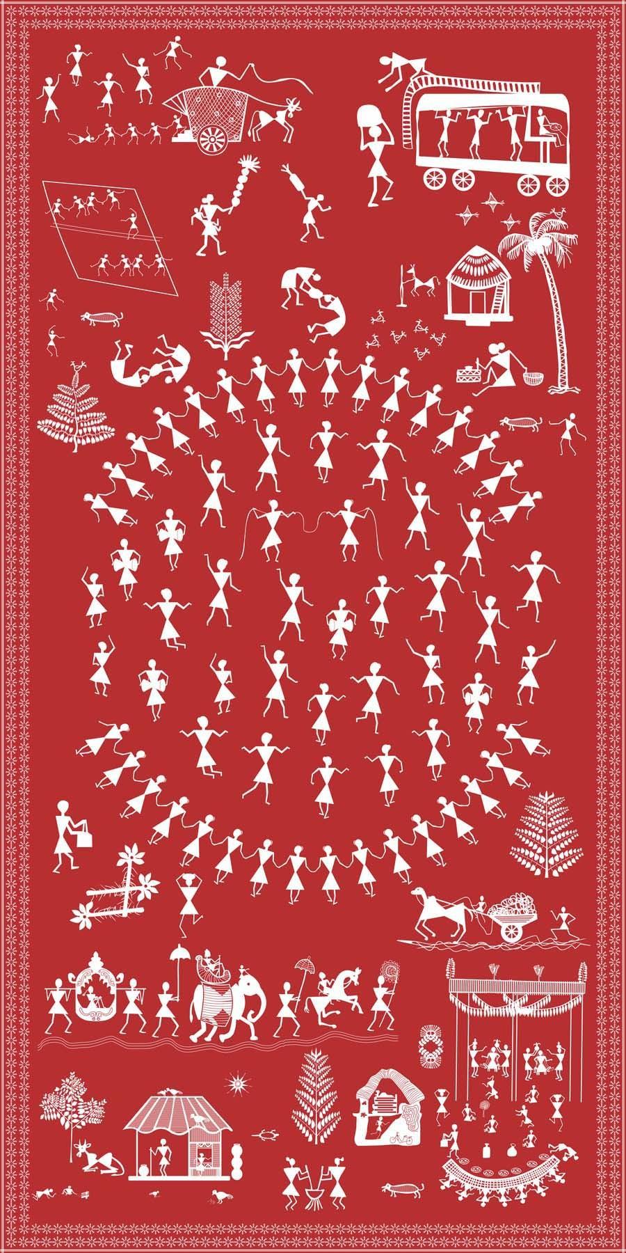 Greenlam Warli Design 10213