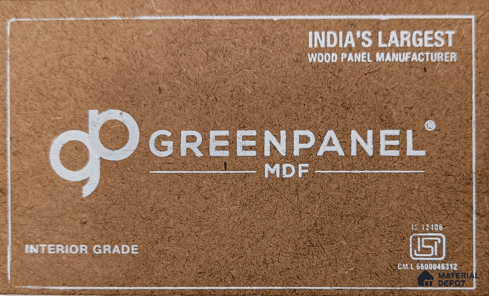 Green Panel Interior MDF (REG Grade)