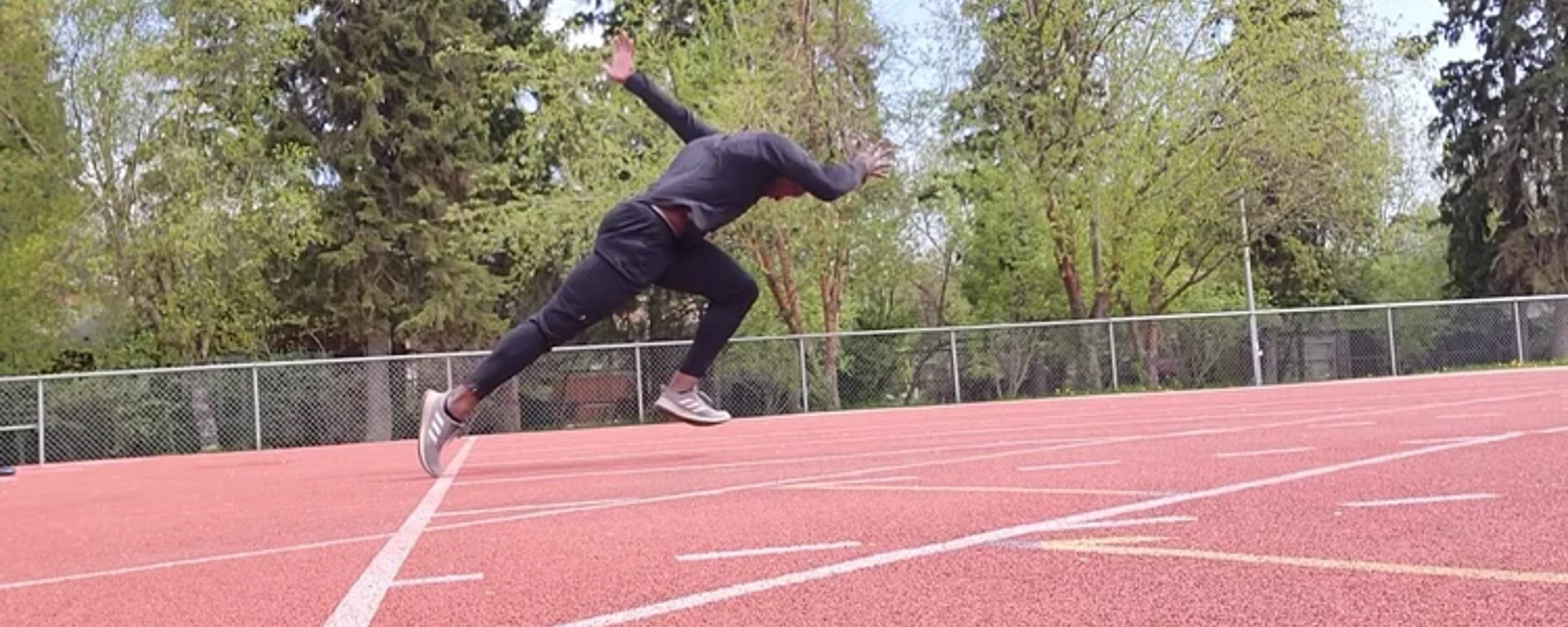 Kenny's early athletic journey and first achievements