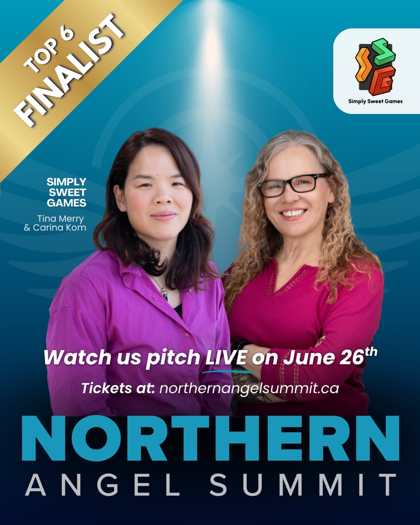 Simply Sweet Games Named Top 6 Finalist at the Northern Angel Summit