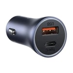 Baseus Golden Contactor Pro 40W Dual Port USB + Type-C Quick Car Charger Set - Image 4